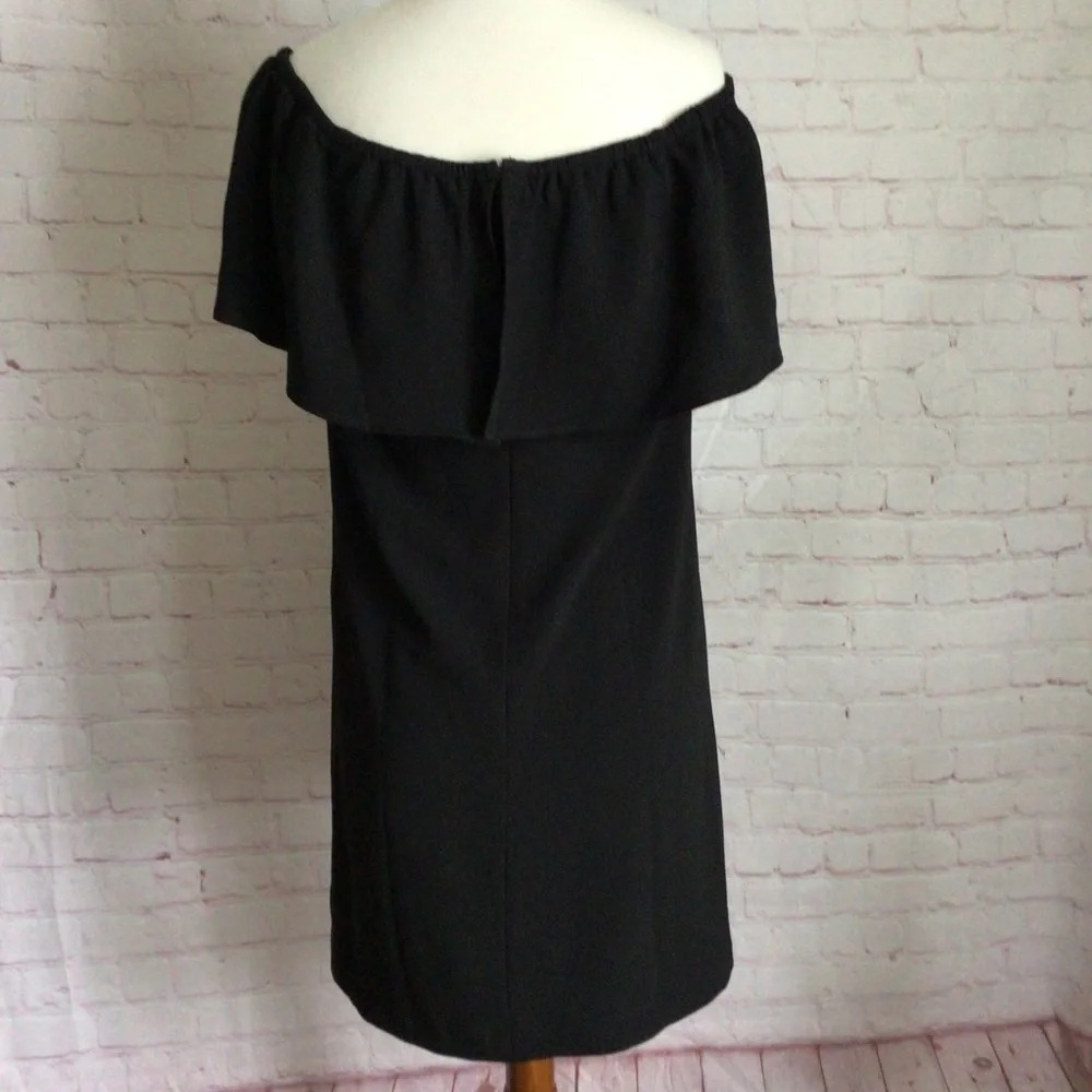Charles Henry Black Off Shoulder Dress - Size Small Petite - Picture 5 of 8
